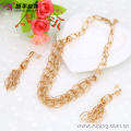 63394 Xuping fashion Elegant luxury noble jewelry set with 18K gold plated